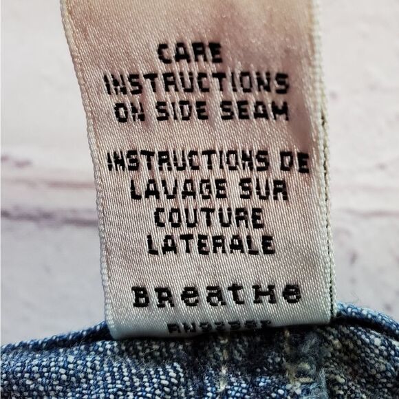 🔺️Prana Blue Gretchen Cargo Capri Jeans Size 6/28 - Picture 11 of 11